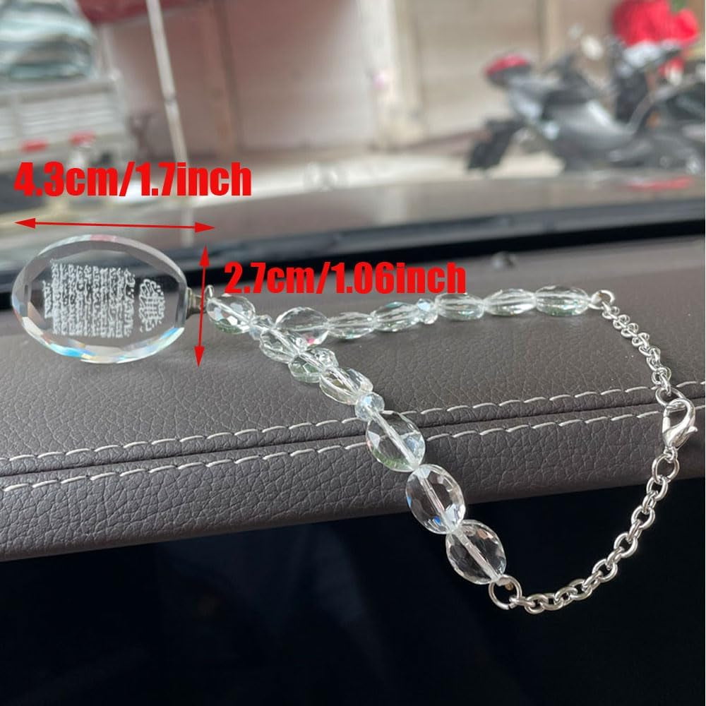 Muslim Islam Quran AYATUL KURSI Crystal Beads Car Hanging Car Pendant