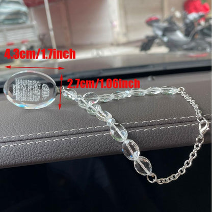 Muslim Islam Quran AYATUL KURSI Crystal Beads Car Hanging Car Pendant