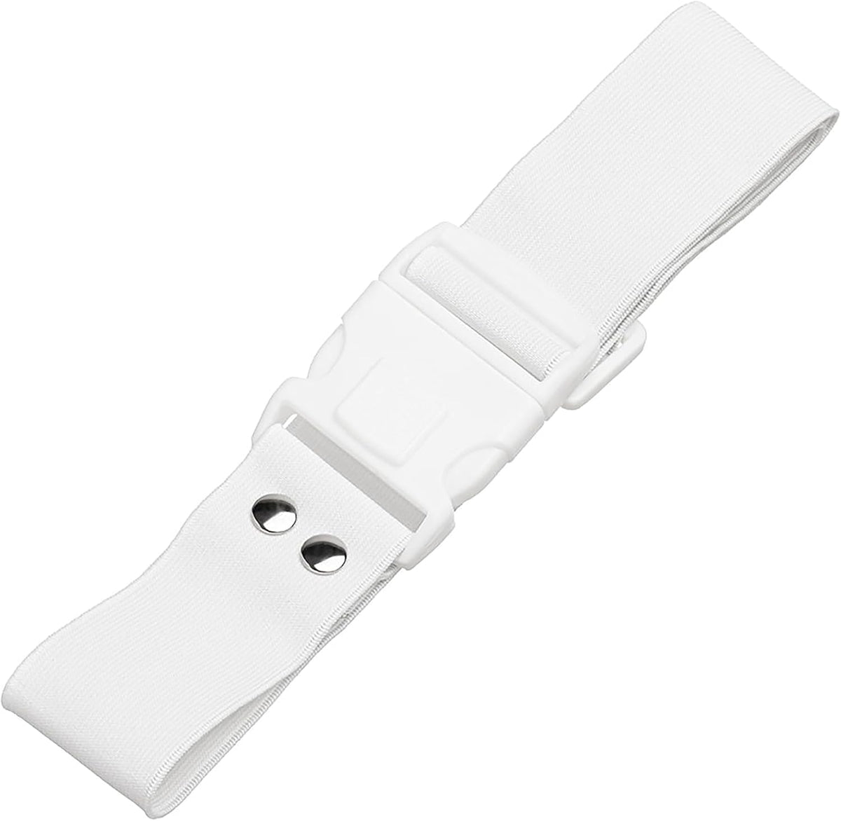Ihram Belt - Elastic Unsewn Adjustable Waist Ihram Belt for Men - Hajj Essentials for Men - White