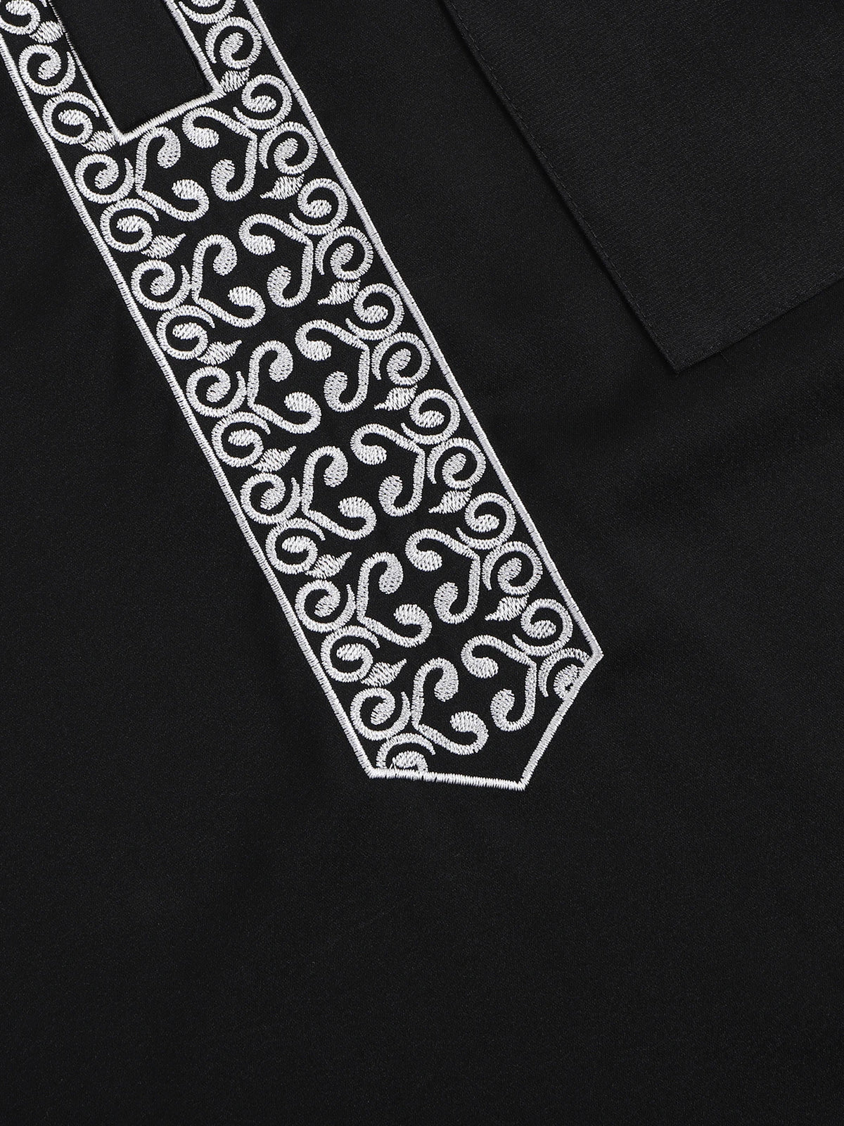 2025 Men'S Traditional Boubou Jalabiyas Jubbah Embroidered Muslim Thobe Islamic Clothing Ramadan Robe Abaya for Moroccan Men