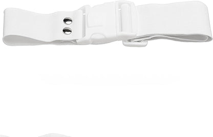 Ihram Belt - Elastic Unsewn Adjustable Waist Ihram Belt for Men - Hajj Essentials for Men - White