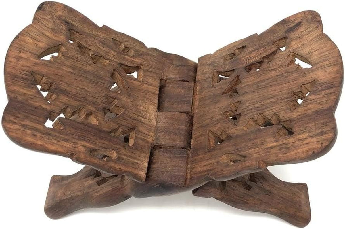 Quran Holder Book Stand Rihal Rehal Wooden Carved Eid