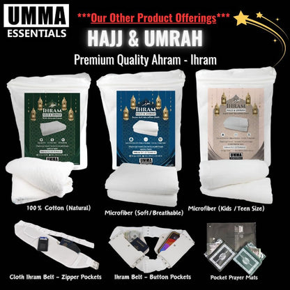24 Umrah Dua Cards Step-By-Step Guide with Umrah Prayers, Supplications & Bonus Duas, Perfect Islamic Gift for Adults, Unisex, Religious Flashcards