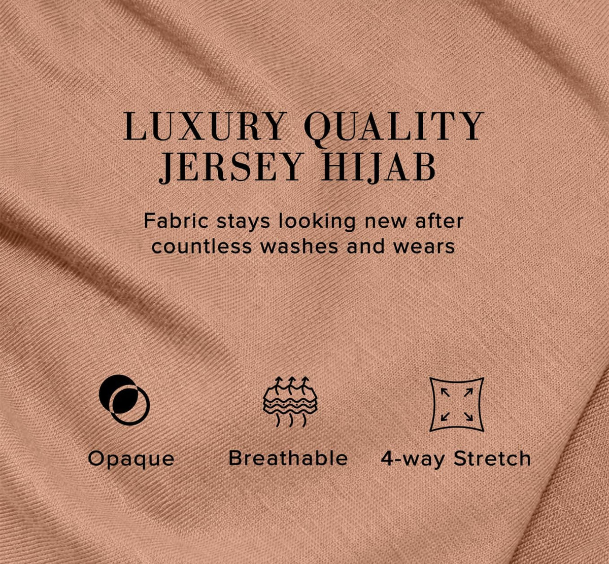 Premium Jersey Hijab Scarf for Women - Islamic Head Scarf Wrap Hijabs