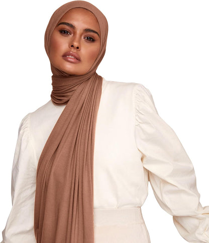 Premium Jersey Hijab Scarf for Women - Islamic Head Scarf Wrap Hijabs