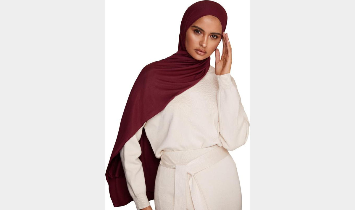 Premium Jersey Hijab Scarf for Women - Islamic Head Scarf Wrap Hijabs