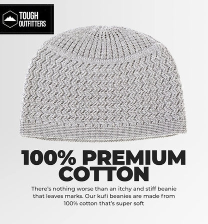Kufi Hat - Kufi Hats for Men Muslim, Turkish Kufi Cap