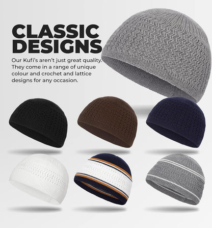 Kufi Hat - Kufi Hats for Men Muslim, Turkish Kufi Cap