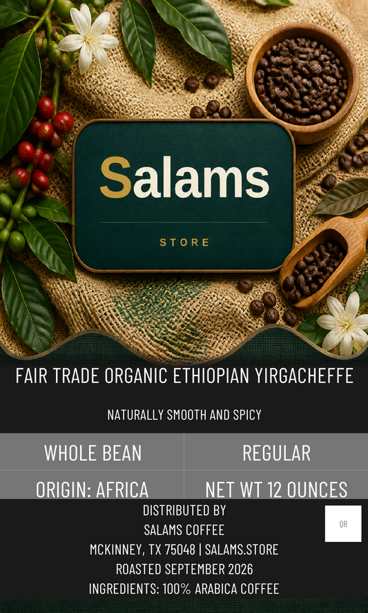 Fair Trade Organic Ethiopian Yirgacheffe