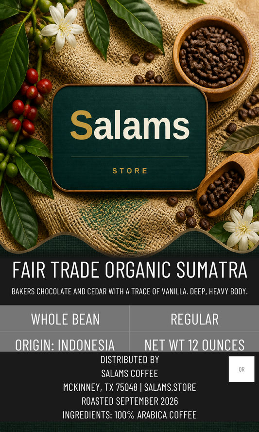 Fair Trade Organic Sumatra